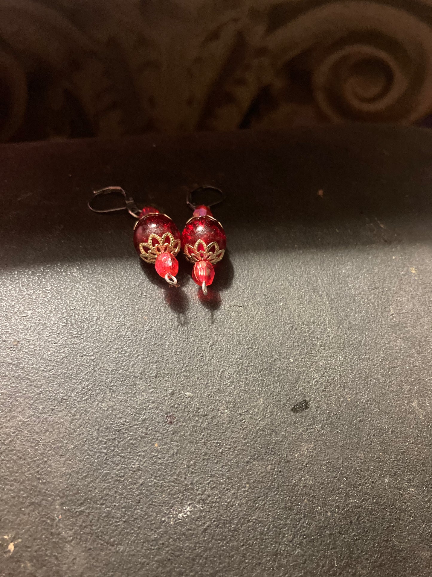 Christmas ornament earrings