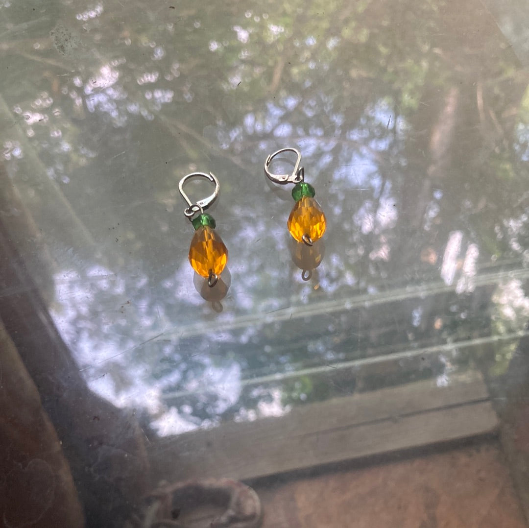 Pumpkin earrings