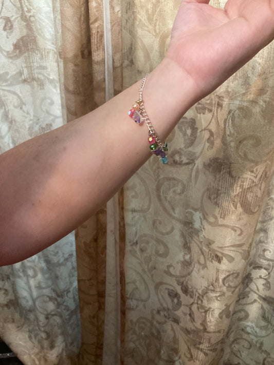 Butterfly charm bracelet